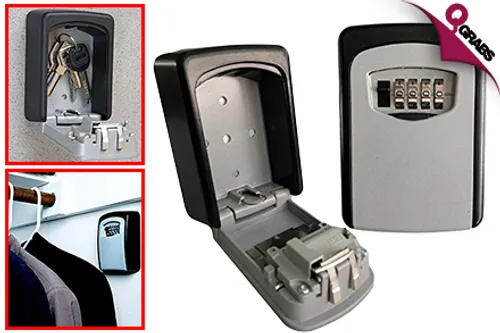 From QR75 Keep those Small Objects Secure with a Mini Wall Mounted Safe! (Up to QR258 Value)